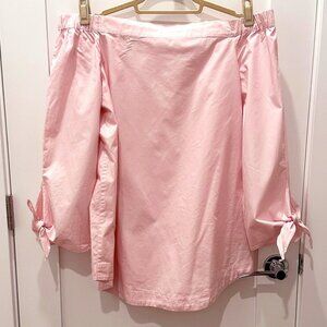 Free People Off the Shoulder Cotton Top - L